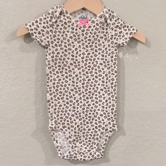 Carter’s Cat & Jack Baby 3-6M Leopard & Pink Bodysuit 100% Cotton - Picture 2 of 14